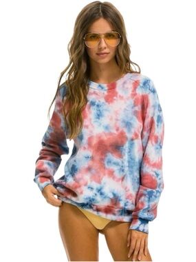 Aviator Nation Limited Edition Fourth of July Tie-Dye Sweatshirt Size XS